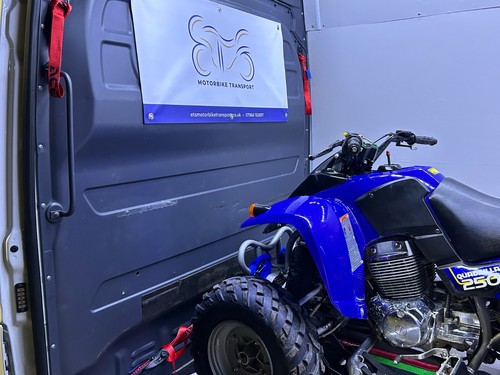 Motorcycle quadbike delivery - motorcycle,